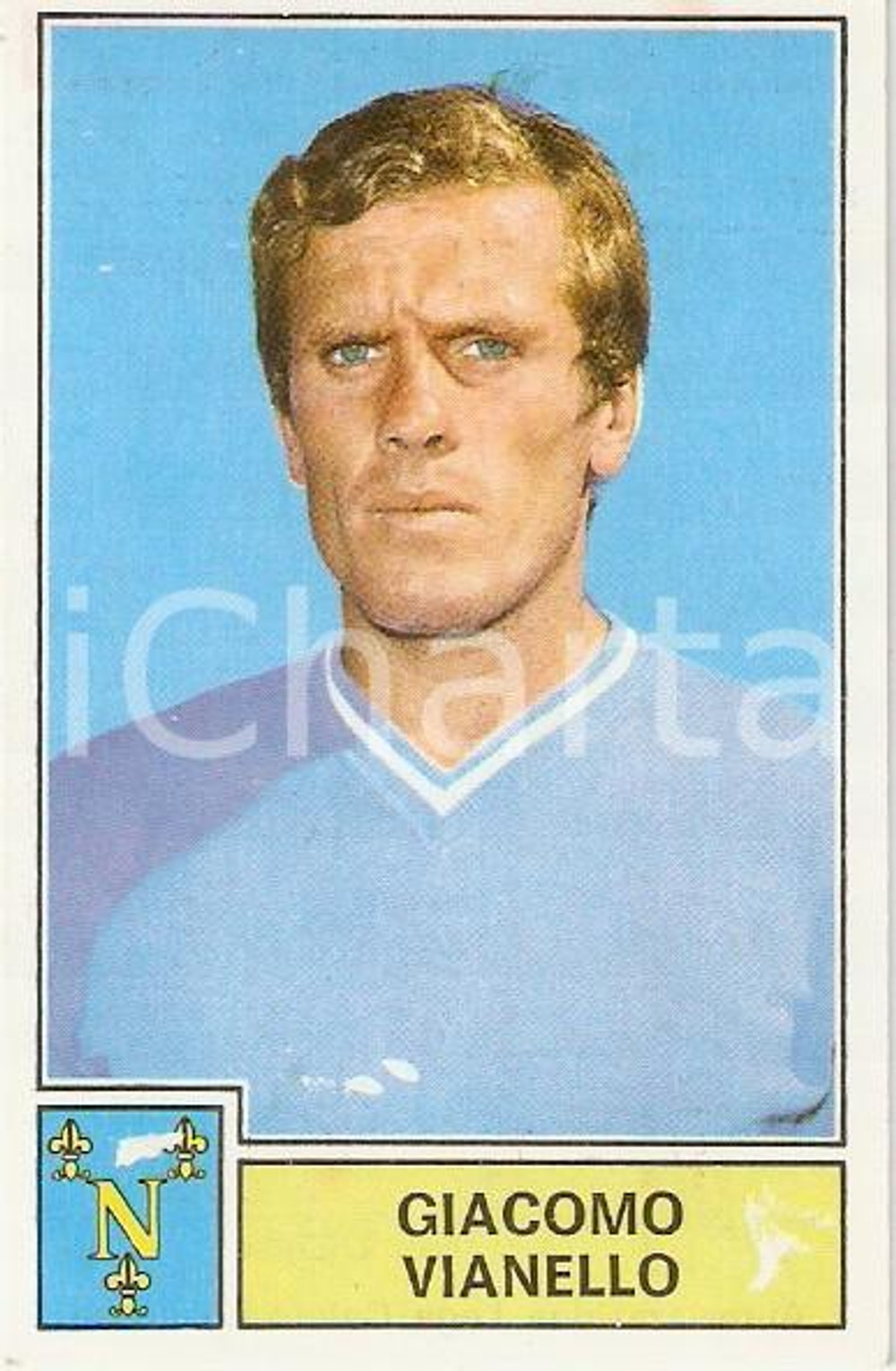 Oggetto da collezione cartaceo PANINI - CALCIATORI 1971 - 1972 Figurina Giacomo VIANELLO Serie A NAPOLI (2) 1