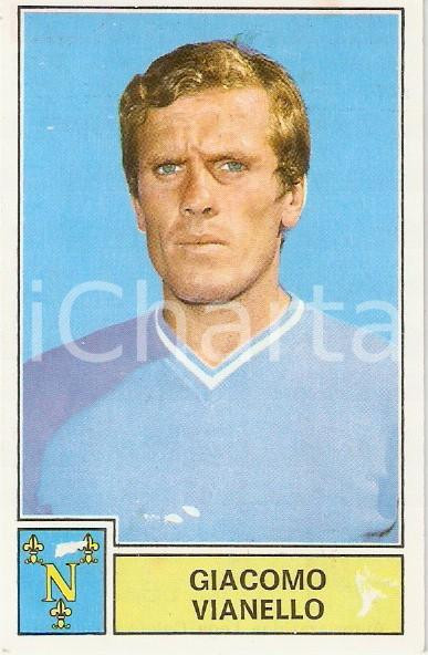 Oggetto da collezione cartaceo PANINI  CALCIATORI 1971  1972 Figurina Giacomo VIANELLO Serie A NAPOLI 2 1