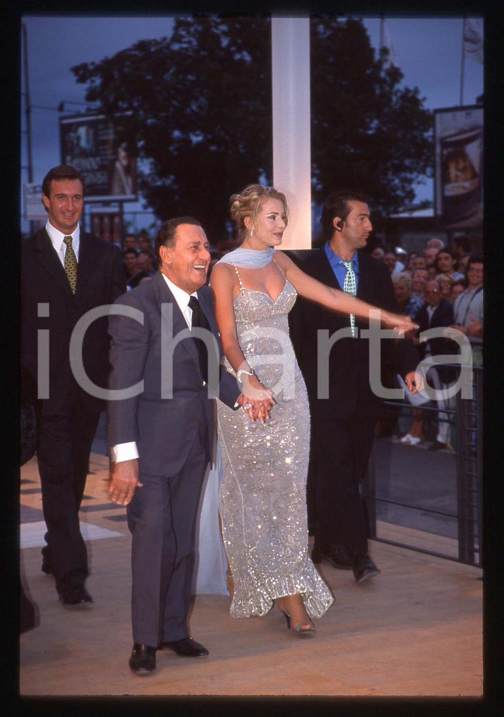 35mm vintage slide* 1998 MOSTRA VENEZIA Alberto SORDI Valeria MARINI Ritratto *8