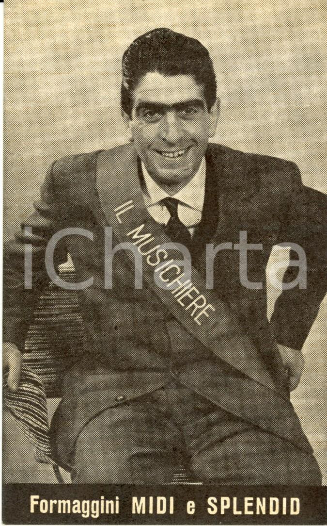 Materiale pubblicitario d’epoca 1959 SPARTACO D ITRI Formaggini MIDI SPLENDID 1
