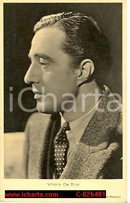 Cartolina originale da collezione 1930 circa VITTORIO DE SICA Fotografia seriale FP NV 1