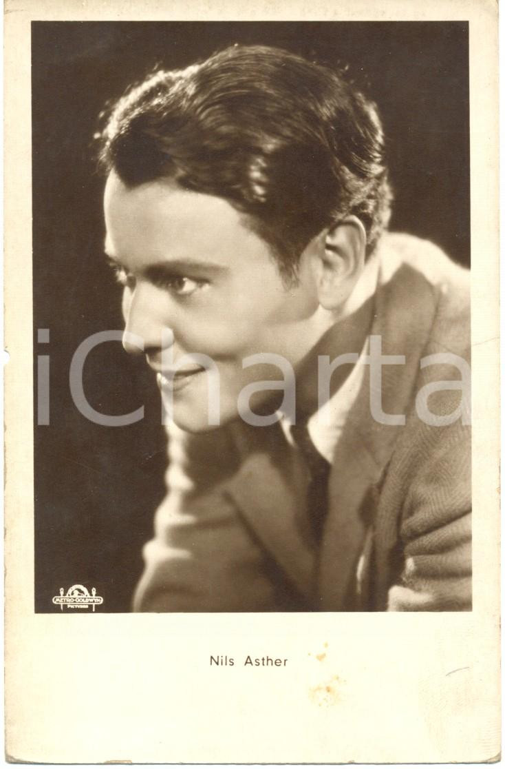 Cartolina originale da collezione 1928 Nils Asther  Actor Fotoritratto d epoca 1