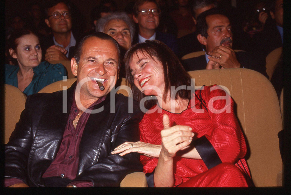 35mm vintage slide* 1992 VENEZIA Joe PESCI e Barbara HERSHEY Ritratto (3)