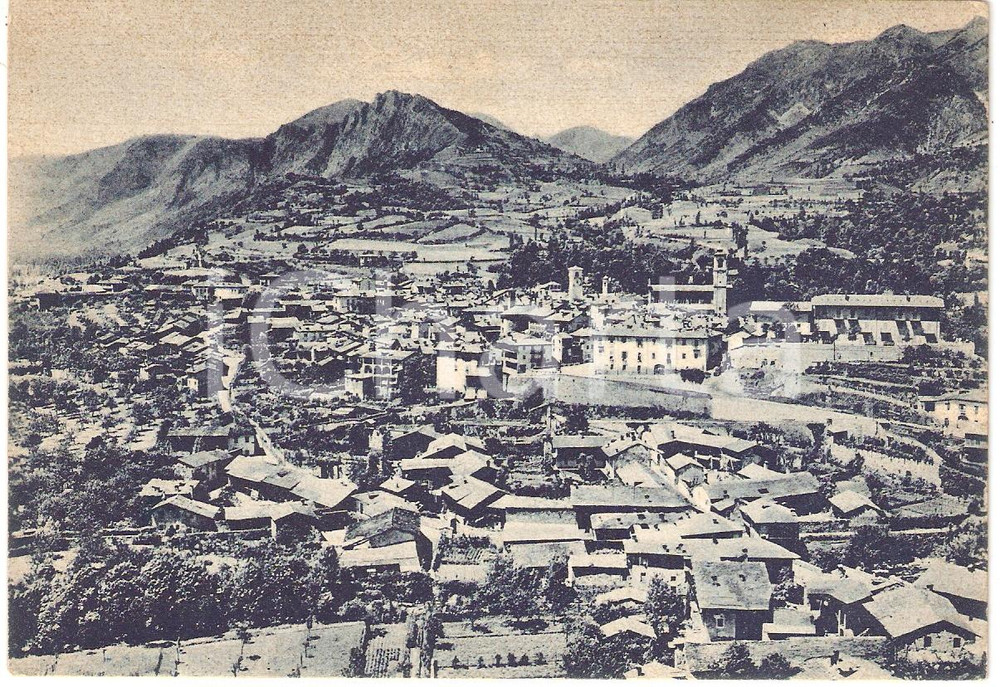 Cartolina originale da collezione 1940 ca DEMONTE (CN) Panorama *Cartolina postale FG NV 1