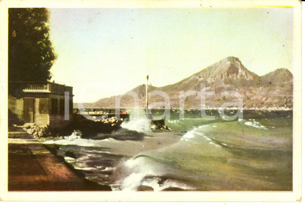 Cartolina originale da collezione 1947 LAGO DI GARDA (TN) Paesaggio *Cartolina postale FG VG 1