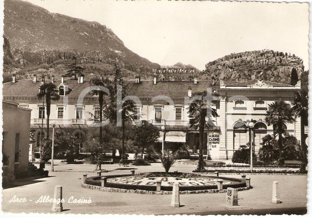 Cartolina originale da collezione 1960 ARCO (TN) Albergo CasinÃ² *Cartolina postale FG VG 1
