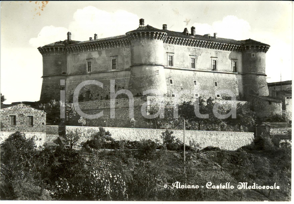 Cartolina originale da collezione 1973 ALVIANO TR Il Castello Medioevale Cartolina postale FG VG 1