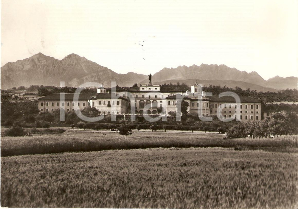 Cartolina originale da collezione 1960 TRIUGGIO (MI) Villa SACRO CUORE Opera Ritiri Spirituali *Cartolina FG VG 1