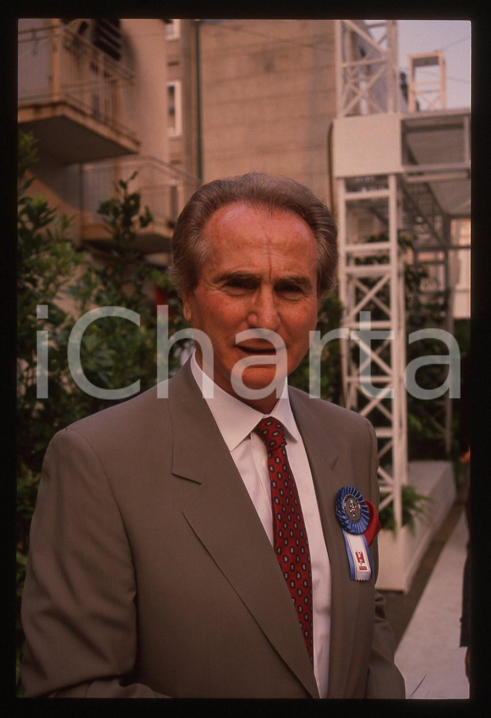 35mm vintage slide* 1989 ITALIA CALCIO Azeglio VICINI Ritratto dell'allenatore 2