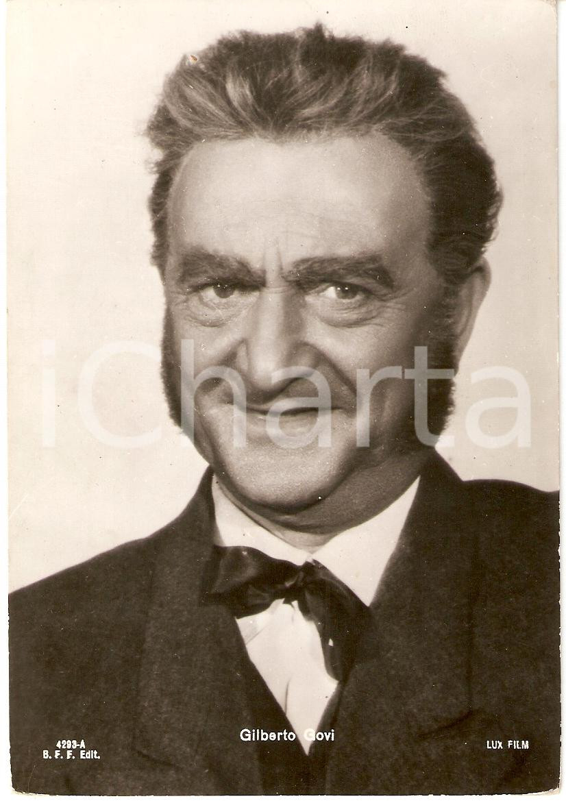 Cartolina originale da collezione 1955 circa GILBERTO GOVI Fotografia seriale FG NV 1