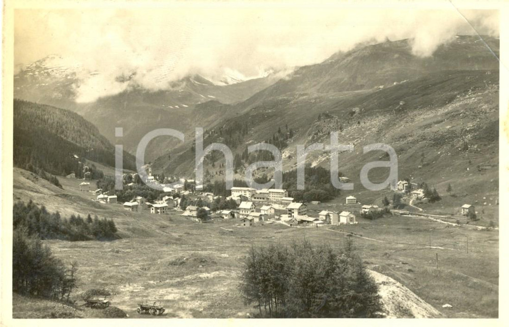 Cartolina originale da collezione 1938 MADESIMO (SO) Panorama Valle dello Spluga *Cartolina postale VG FP 1