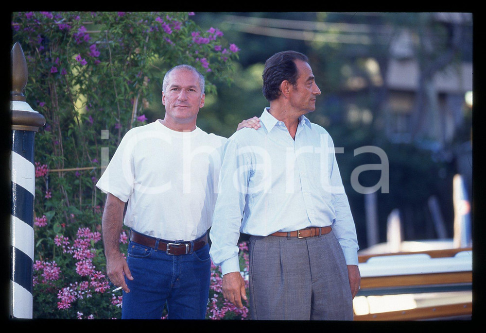 35mm vintage slide* 1997 LIDO DI VENEZIA Benoît LAMY Richard BOHRINGER (1)