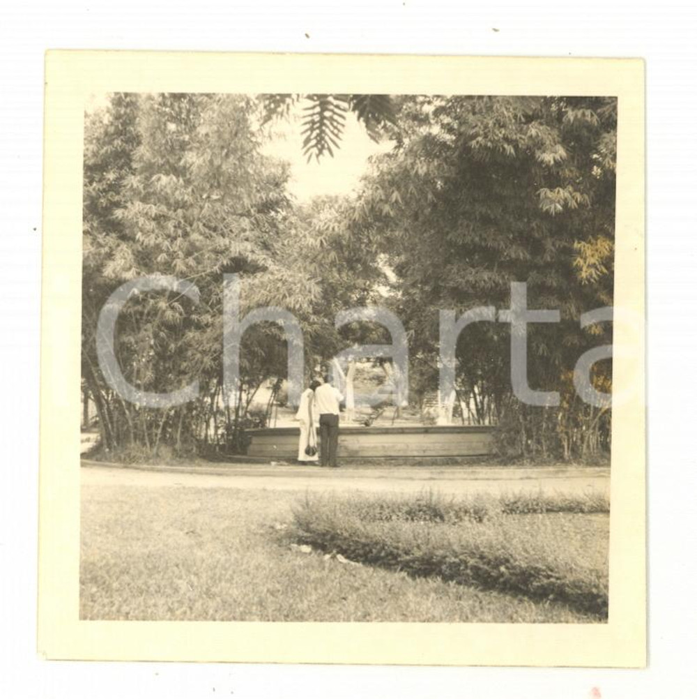 Fotografia d epoca originale 1972 NAMPULA MOZAMBICO  Parque Felgueiras e Sousa  Foto ANIMATA 9x9 cm 1