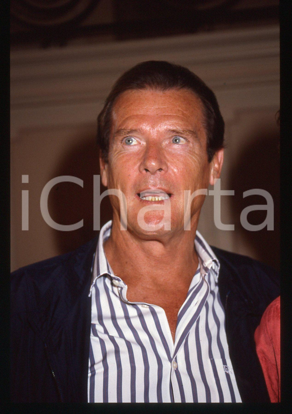 35mm vintage slide* 1989 FESTIVAL CANNES - Roger MOORE Ritratto dell'attore (2)