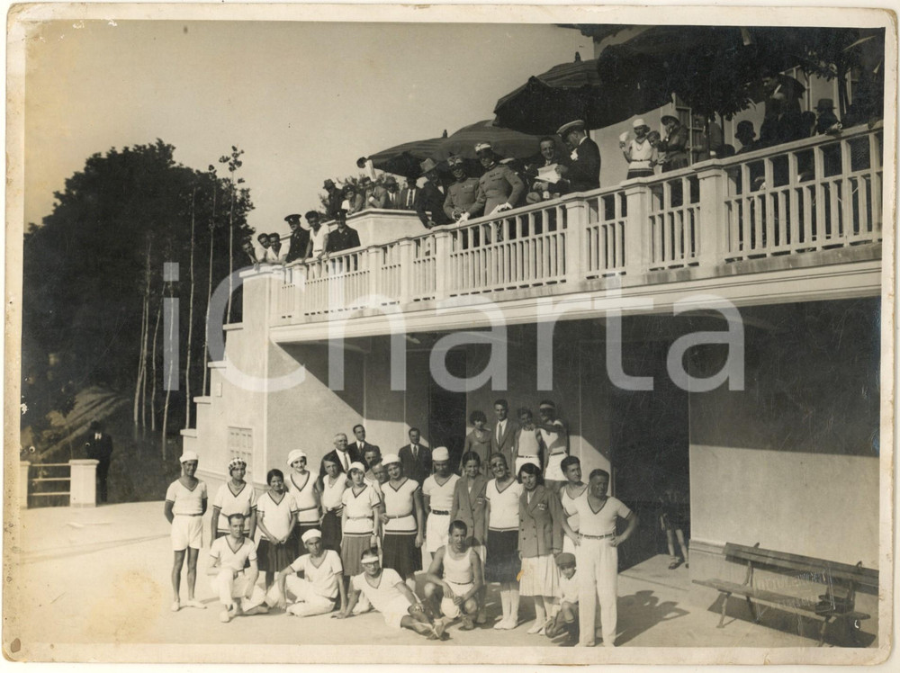 1929 TORINO Società Canottieri ESPERIA - Ritratto di gruppo *Foto OTTOLENGHI 