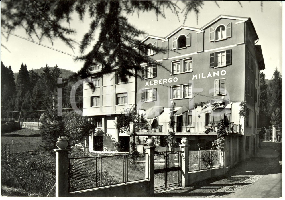 Cartolina originale da collezione 1960 ca LANZO D'INTELVI (CO) Albergo ristorante MILANO *Cartolina FG NV 1