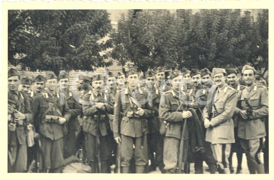Fotografia d epoca originale 1942 CARSOLI AQ WWII Gruppo ufficiali dell esercito Fotografia 1