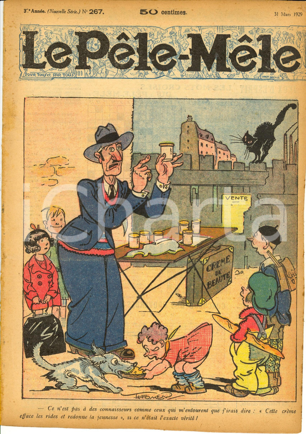 Giornale, rivista storica 1929 LE PELEMELE Trésors dans le lac de GUATAVITA Ill. THOMEN Anno 32 n°267 1