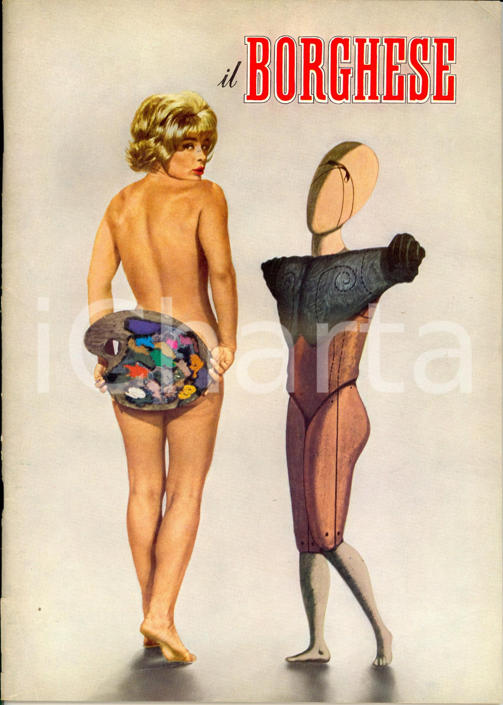 Giornale, rivista storica 1967 IL BORGHESE n.4 I sindacati in ITALIA, miliardari dello sciopero *Rivista 1