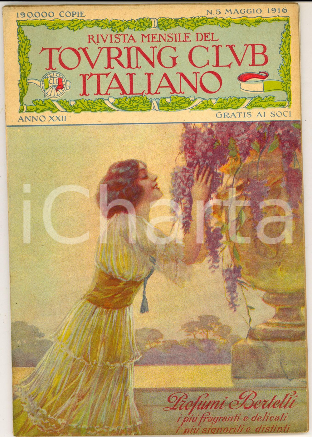Giornale, rivista storica 1916 TOURING CLUB ITALIANO Marinai e ricerche oceanografiche *Anno XXII n.5 1