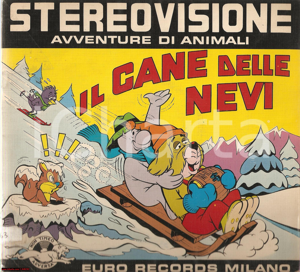 Libro, pubblicazione d epoca 1970 STEREOVISIONE Il cane delle nevi Sandro TUMMINELLI 1