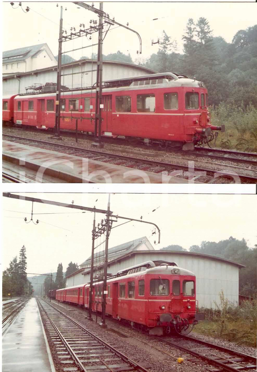 Fotografia d'epoca originale 1975 SVIZZERA Sihltal ZÃ¼rich Uetliberg SZU Locomotiva elettrica *LOTTO 2 Foto 1