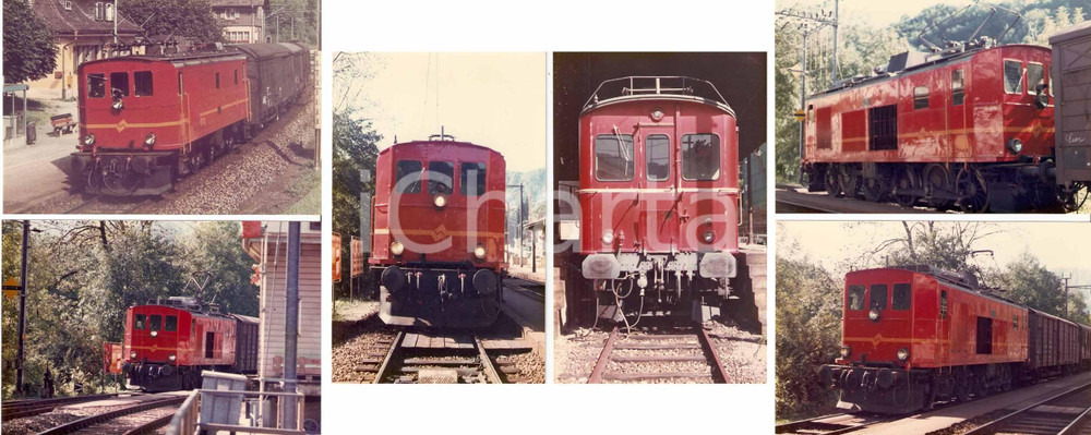 Fotografia d epoca originale 1980ca Sihltal Zurigo, ferrovia Uetliberg Bahn SZU Treni elettrici LOTTO 6 Foto 1