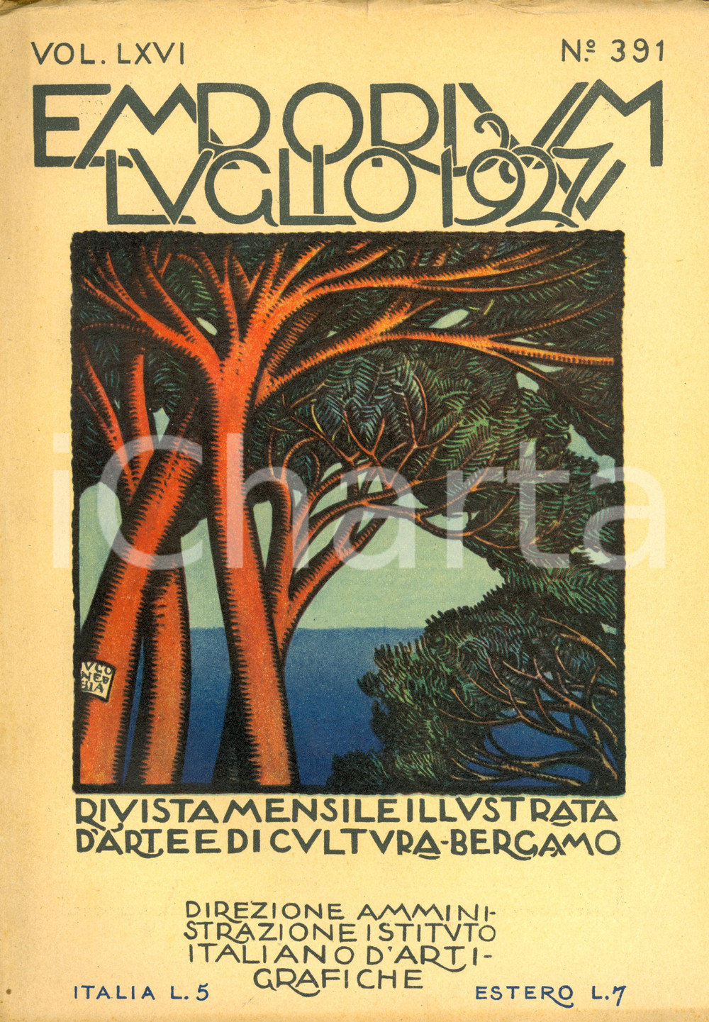 1927 EMPORIUM Arte italiana Ungheria MATTIA CORVINO *Vol. LXVI n°391 DANNEGGIATA