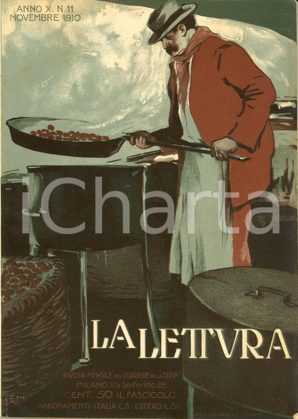 Giornale, rivista storica 1910 LA LETTURA Max REINHARDT teatro di posa a BERLINO *ILLUSTRATA Anno X n.11 1