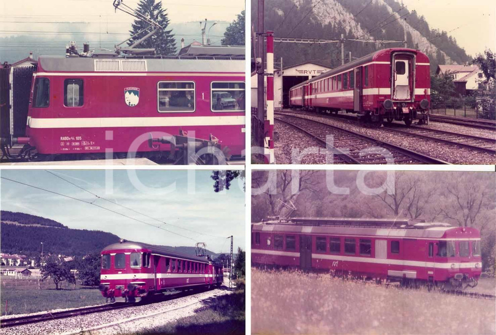 Fotografia d'epoca originale 1975 ca SVIZZERA RÃ©gional du Val-de-Travers RVT Locomotive *LOTTO 4 Fotografie 1