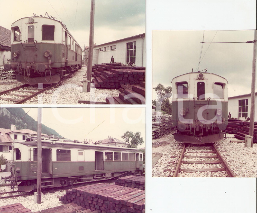 Fotografia d'epoca originale 1975 SVIZZERA RÃ©gional du Val-de-Travers RVT Locomotiva *LOTTO 3 Fotografie 1