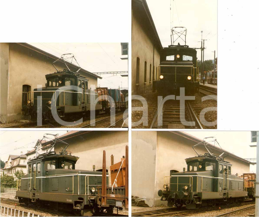 Fotografia d'epoca originale 1975 ca SVIZZERA RÃ©gional du Val-de-Travers RVT Locomotiva 1 *LOTTO 4 Foto 1