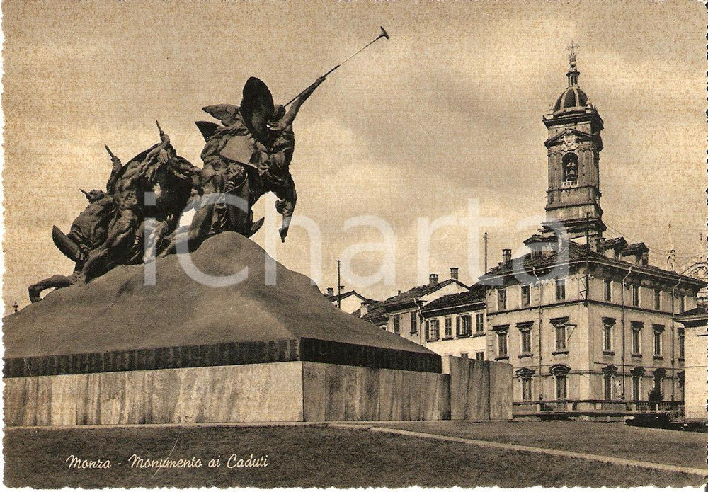 Cartolina originale da collezione 1935 MONZA (MB) Monumento ai CADUTI FG NV 1