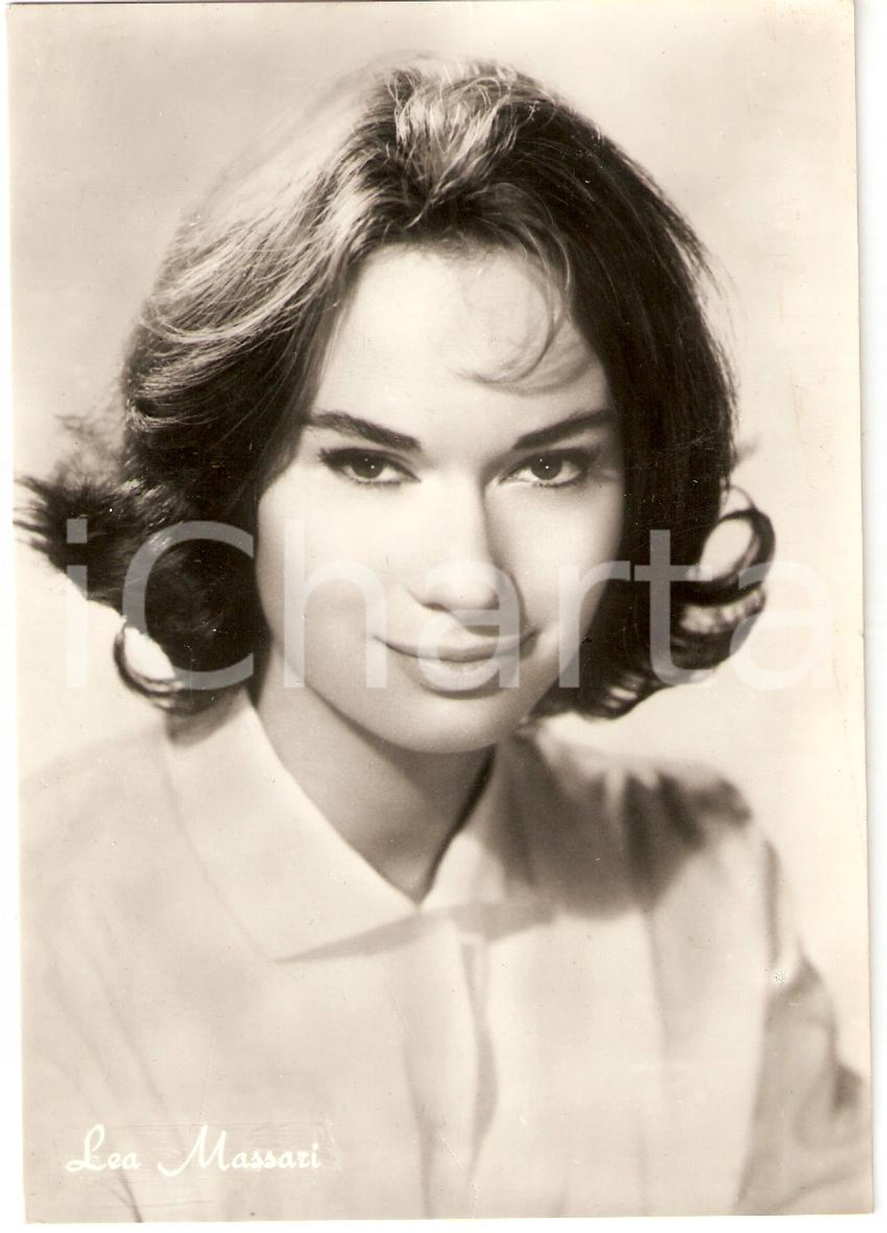 Cartolina originale da collezione 1955 circa LEA MASSARI Fotografia seriale FG NV 1
