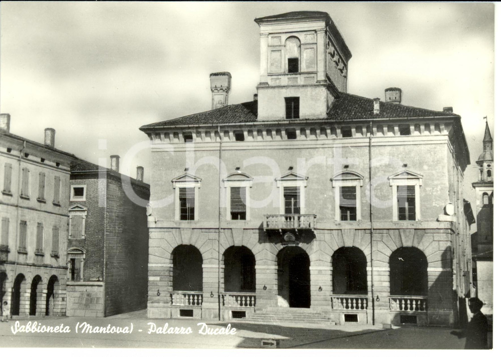 Cartolina originale da collezione 1960 ca SABBIONETA MN Palazzo Ducale Cartolina FG NV 1