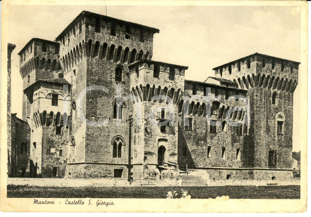 Cartolina originale da collezione 1937 MANTOVA Castello S. Giorgio Cartolina FG VG 1