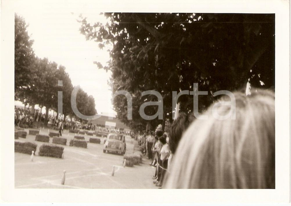 Fotografia d epoca originale 1971 RIVANAZZANO TERME Trofeo TOTAL Rally Club OltrepÃ² FIAT 500 Gimkana Panorama 1
