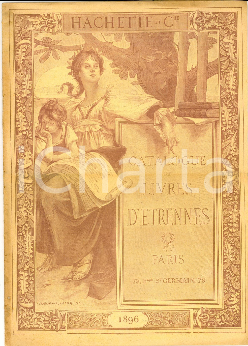 Libro, pubblicazione d'epoca 1896 PARIS Catalogue des livres etrenne *Editeur HACHETTE & Cie 1