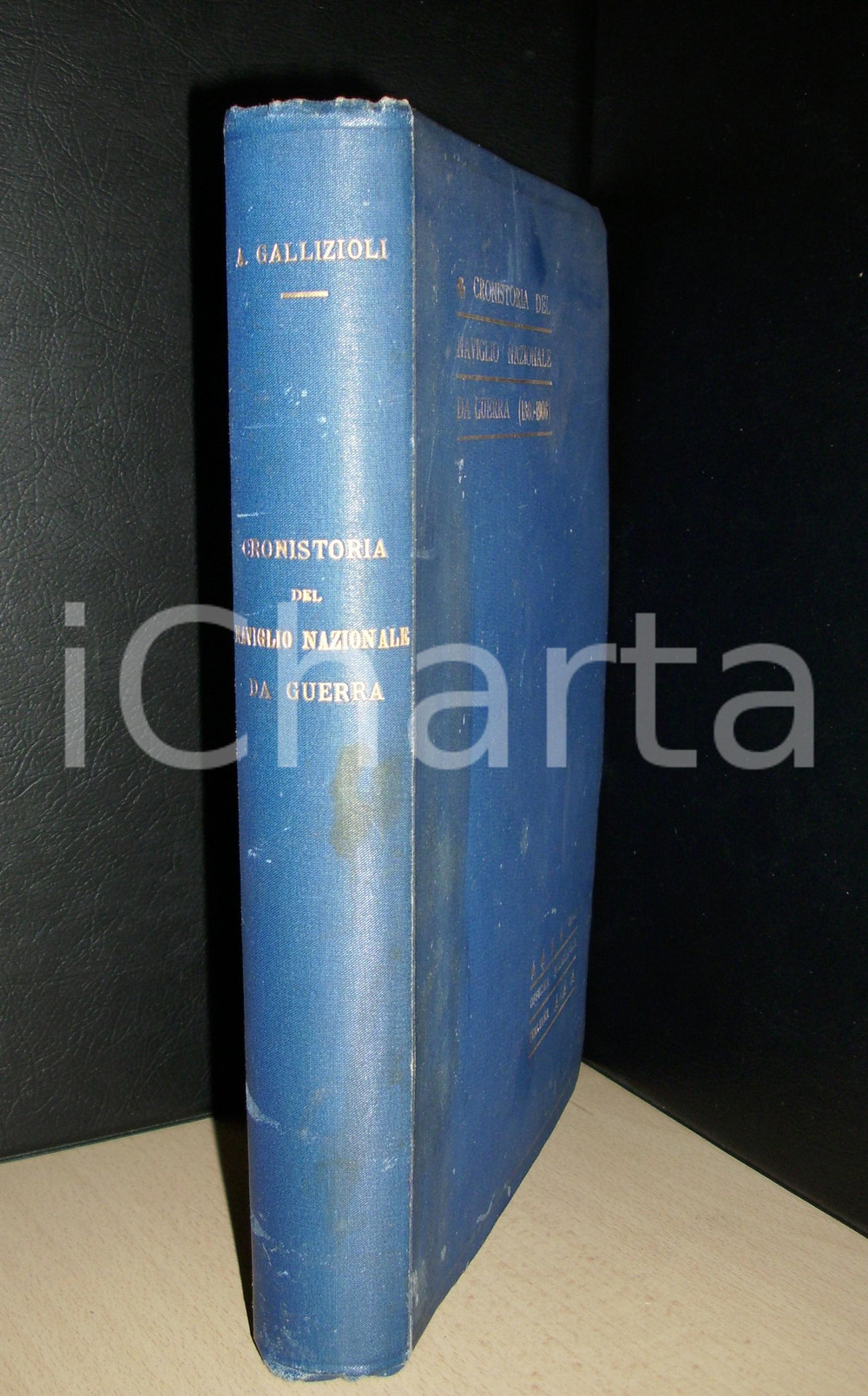 Libro, pubblicazione d epoca 1907 A. GALLIZIOLI Cronistoria del naviglio nazionale 1