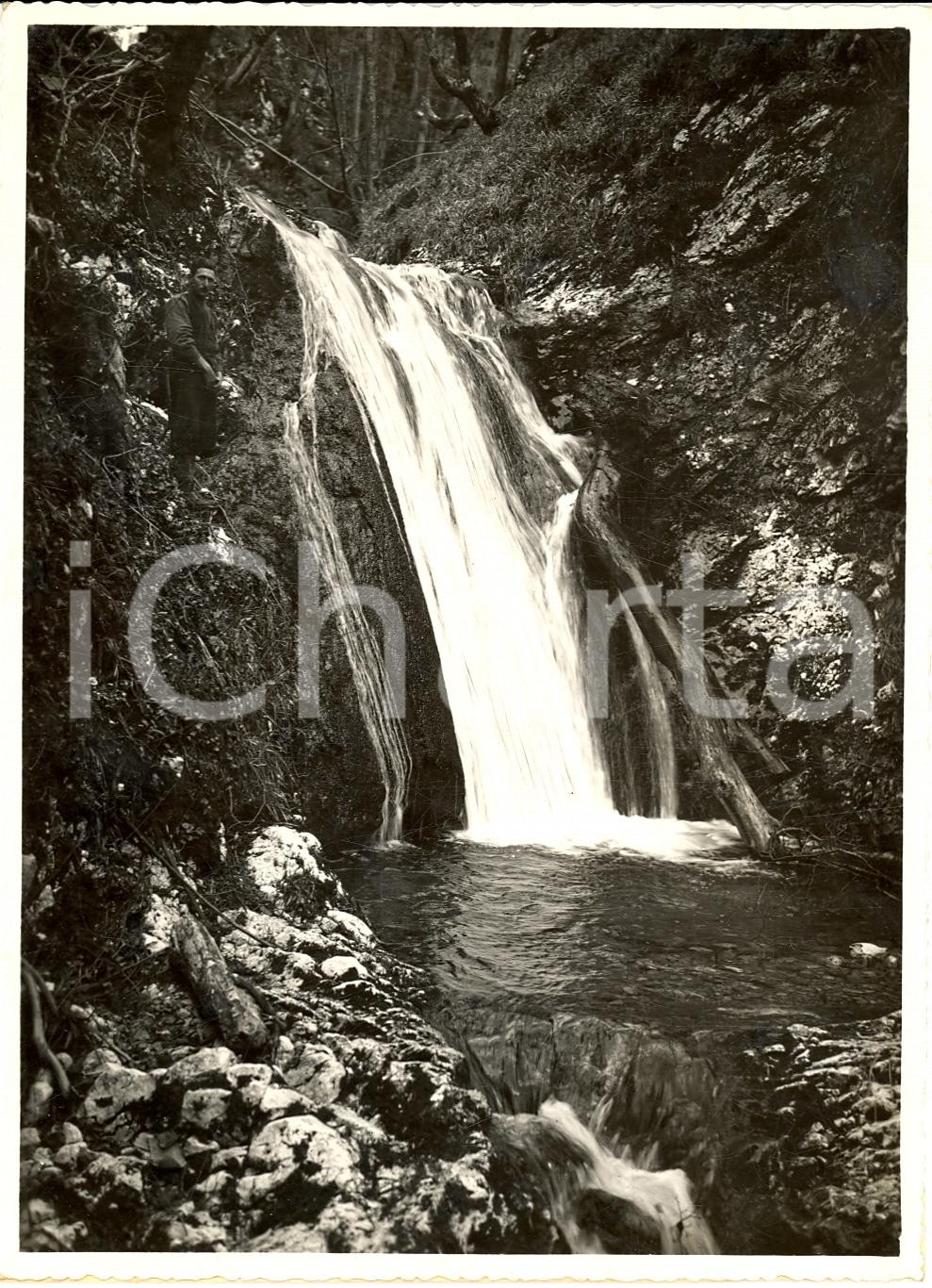 Fotografia d epoca originale 1938 AVELLINO Sorgenti del CALORE Cascata TRONCONCELLO 1