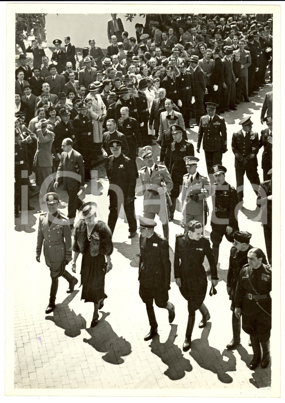 Fotografia d epoca originale 1939 MILANO Principi di PIEMONTE visitano Fiera Campionaria Fotografia 1
