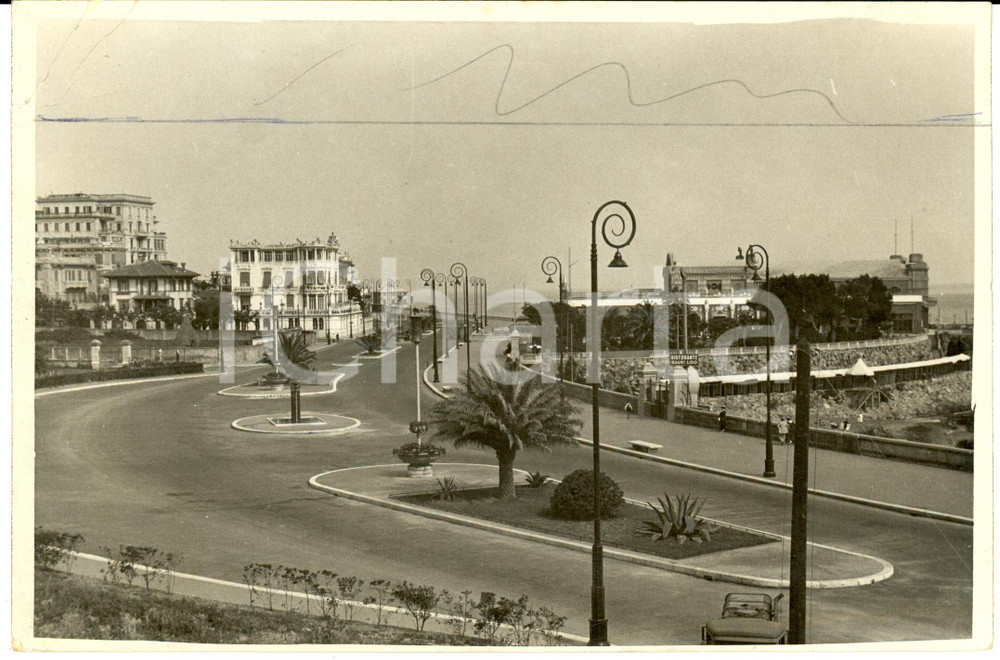 Fotografia d epoca originale 1937 VENEZIA Passeggiata al Ristorante BAGNI LIDO Vera fotografia 1