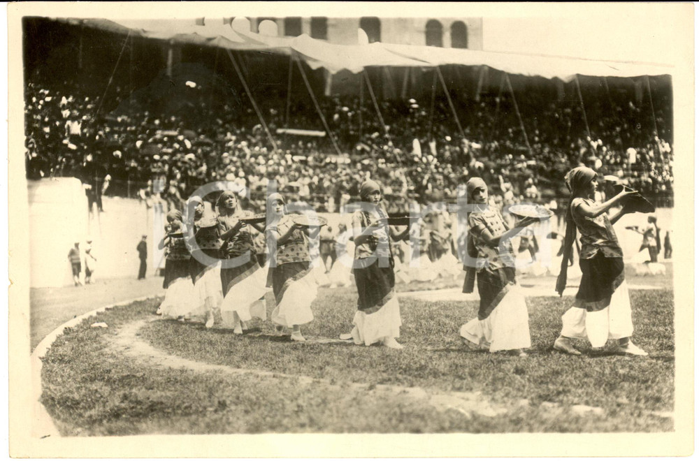 Fotografia d epoca originale 1935 ca MEXICO Danze alla greca per festa nazionale messicana Fotografia 1