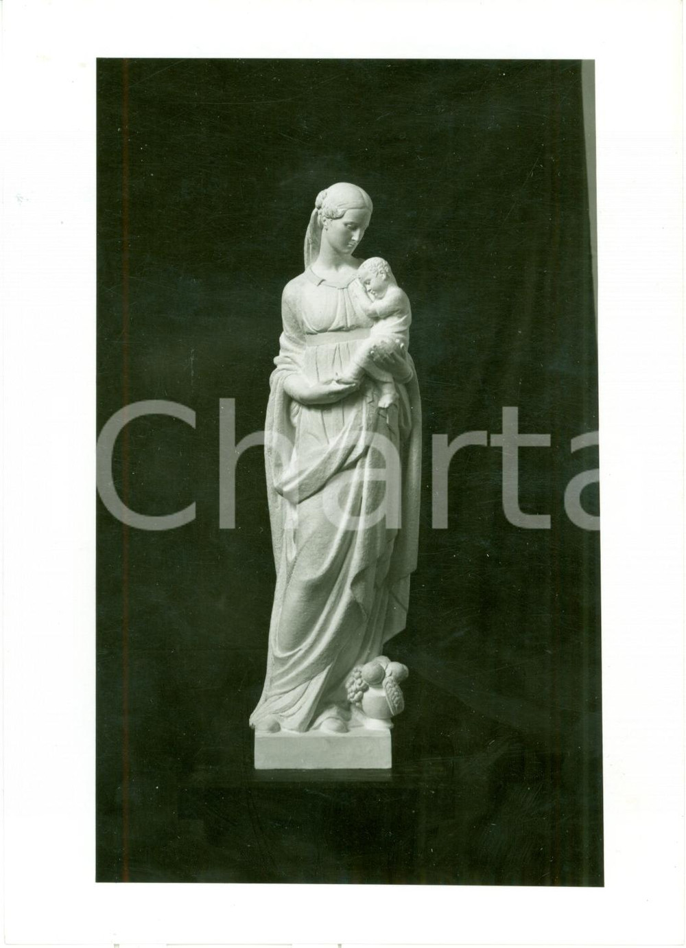 Fotografia d epoca originale 1940 TRAPANI Madonnina Chiesa di BORGO FAZIO Archimede CAMPINI Fotografia 1