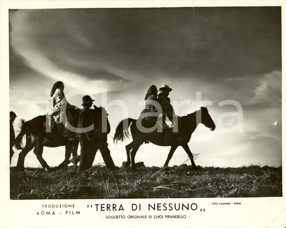 Fotografia d epoca originale 1939 TERRA DI NESSUNO Regia di Mario BAFFICO Soggetto di Luigi PIRANDELLO Foto 1