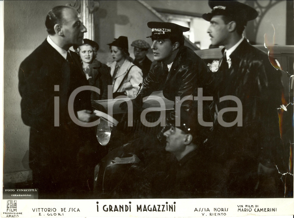 Fotografia d epoca originale 1939 GRANDI MAGAZZINI Vittorio DE SICA Virgilio RIENTO Foto DANNEGGIATA 1