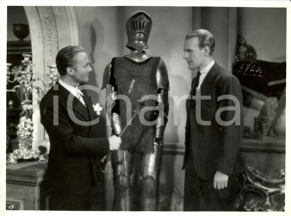 Fotografia d epoca originale 1938 UNSERE KLEINE FRAU Osvaldo VALENTI Albert MATTERSTOCK Fotografia di scena 1