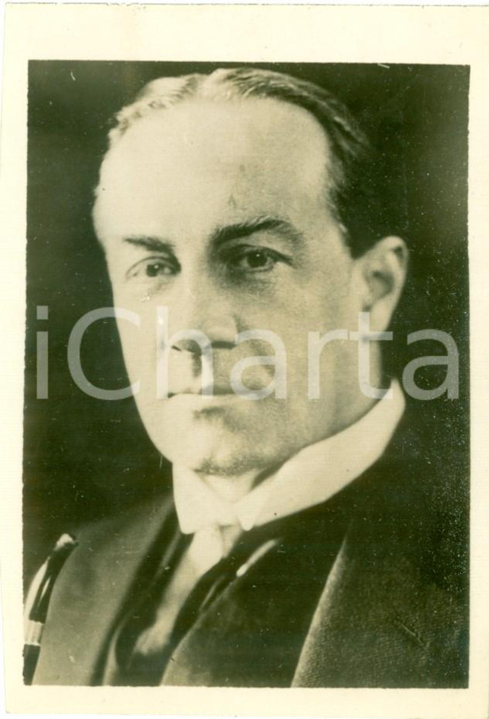 Fotografia d epoca originale 1929 LONDON Ritratto di Stanley BALDWIN Primo Ministro d INGHILTERRA Fotografia 1