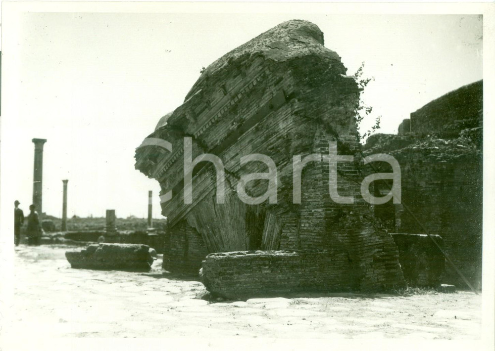 Fotografia d epoca originale 1938 OSTIA ANTICA Visioni dell antico porto di ROMA Fotografia 1