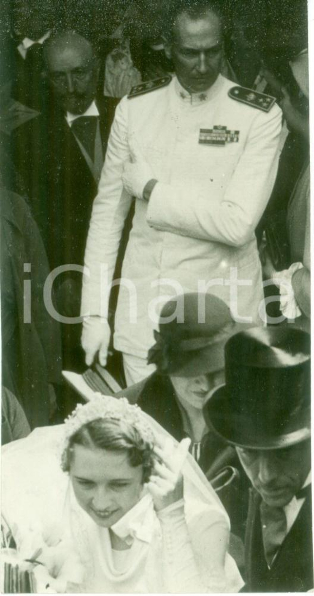 Fotografia d epoca originale 1934 MILANO Il Duca di SPOLETO alle nozze RUSTICI  GENNARO Fotografia 1